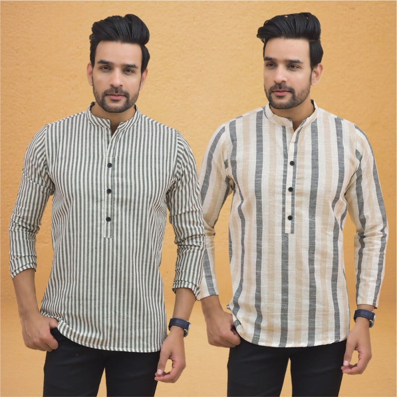Combo Of 2 Mens Short Kurta-25040
