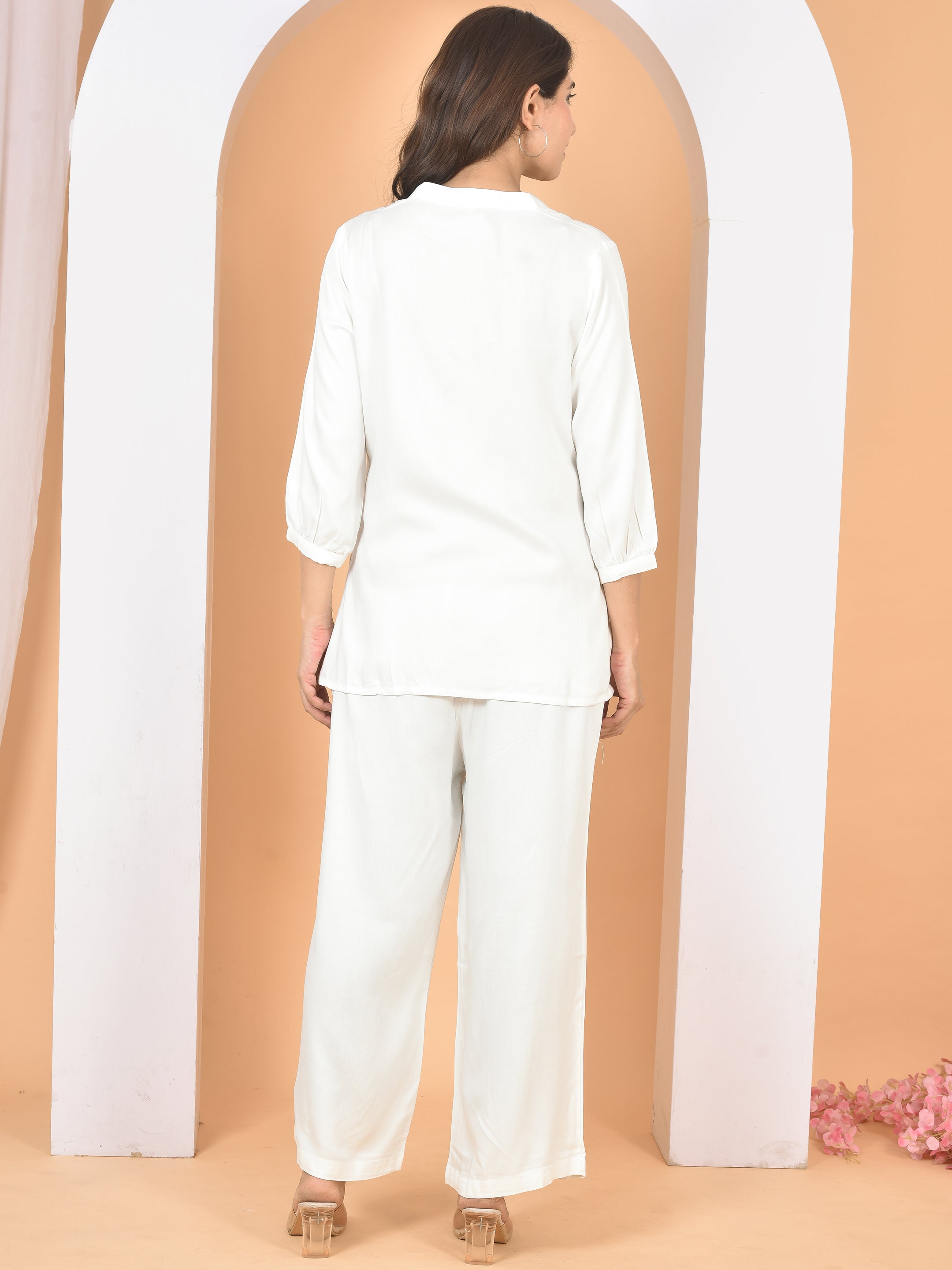 Women White Plain Cod set